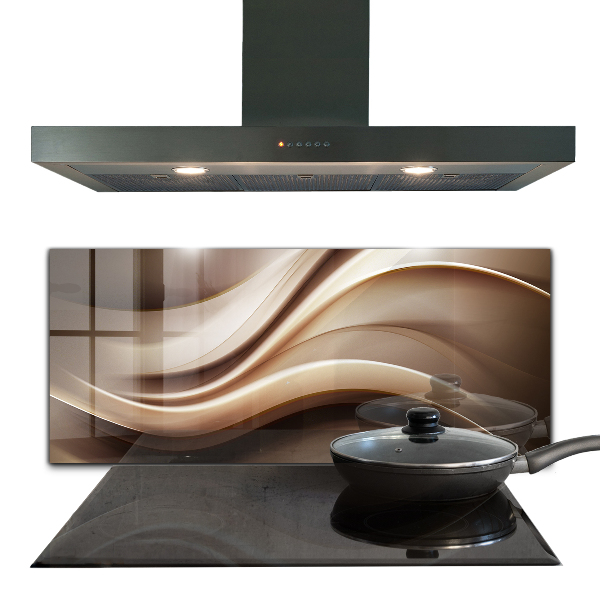 Panel szklany do kuchni Fala Energii Abstrakcja