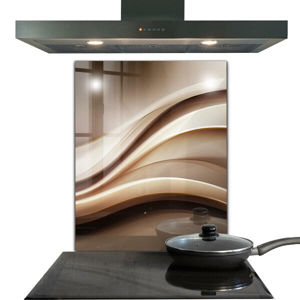 Panel szklany do kuchni Fala Energii Abstrakcja