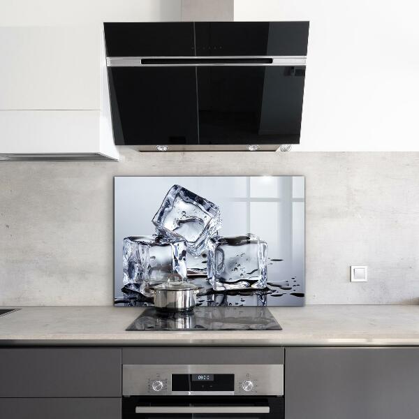 Panel szklany do kuchni Kostki Lodu Orzeźwienie