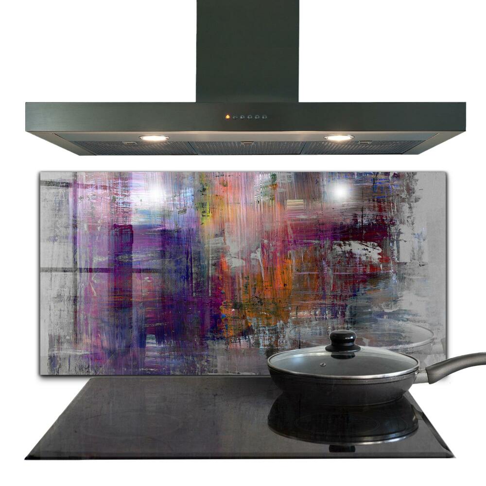 Panel szklany do kuchni Malarstwo Abstrakcyjne