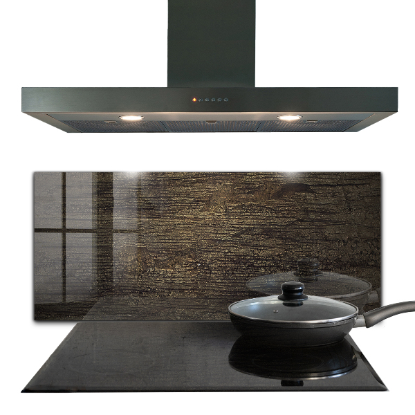 Szkło do kuchni na ścianę Tekstura Drewna Retro