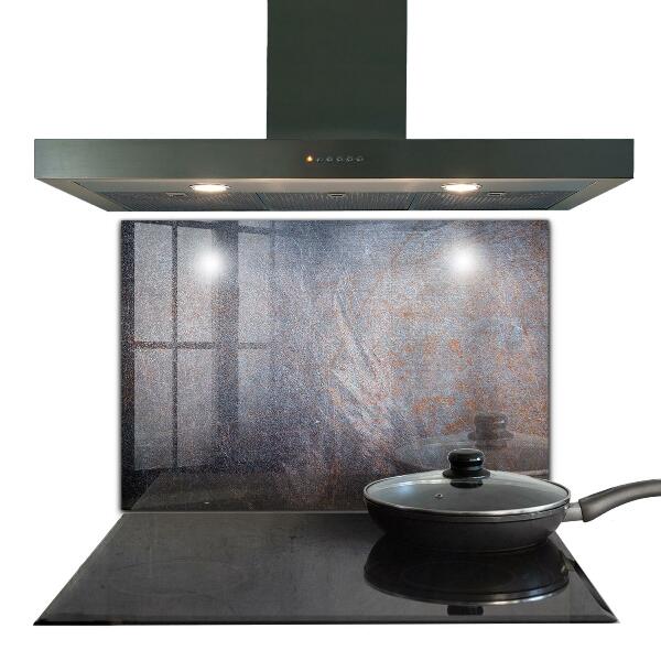 Szkło ozdobne do kuchni Tekstura Metalu Vintage