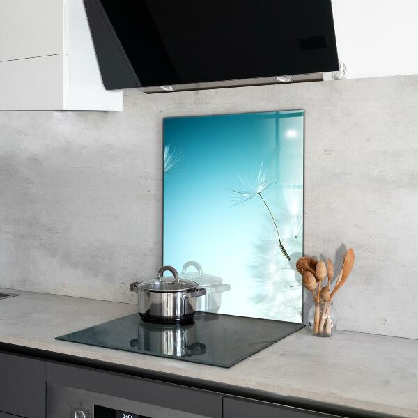 Panel szklany do kuchni Mniszek Dmuchawiec na Wietrze