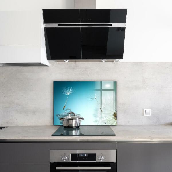 Panel szklany do kuchni Mniszek Dmuchawiec na Wietrze