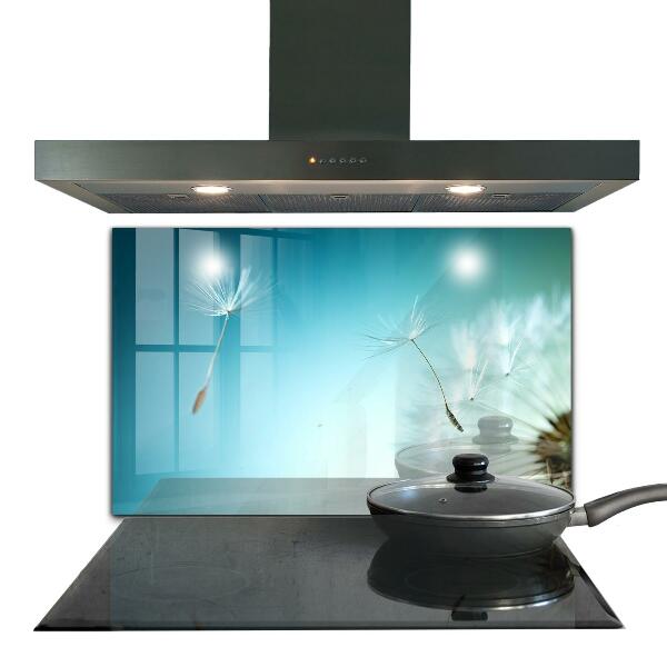 Panel szklany do kuchni Mniszek Dmuchawiec na Wietrze