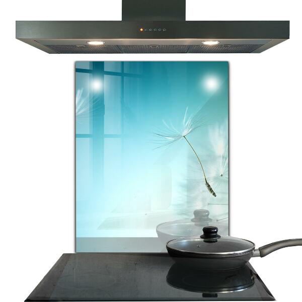 Panel szklany do kuchni Mniszek Dmuchawiec na Wietrze