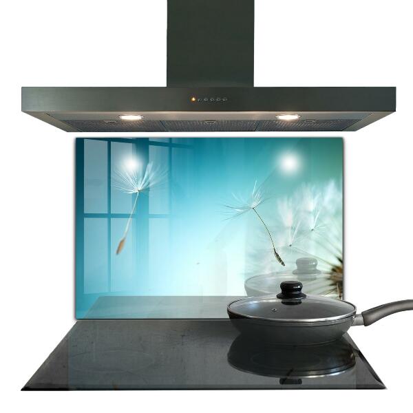 Panel szklany do kuchni Mniszek Dmuchawiec na Wietrze