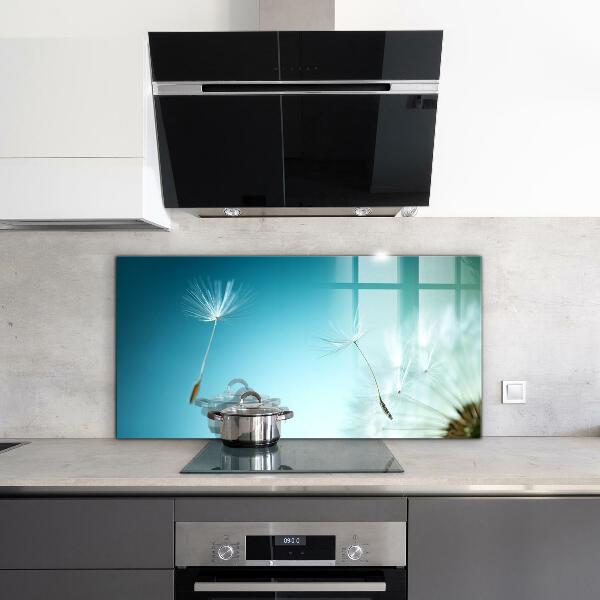 Panel szklany do kuchni Mniszek Dmuchawiec na Wietrze