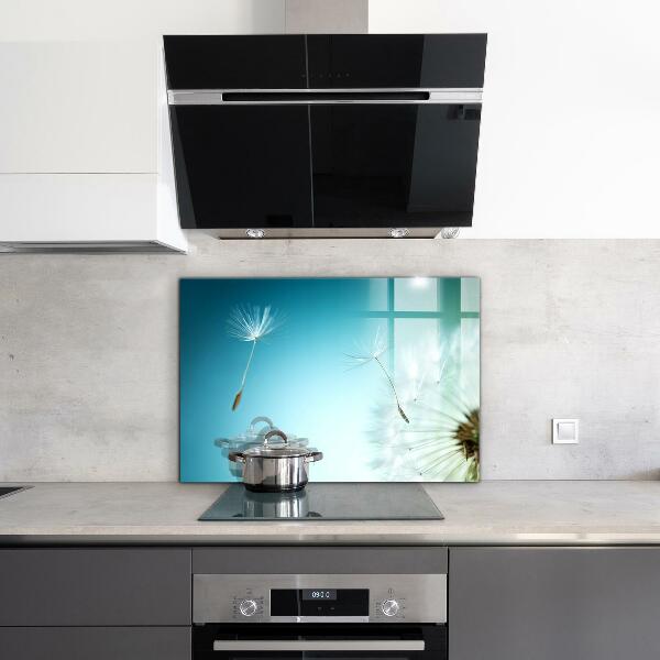 Panel szklany do kuchni Mniszek Dmuchawiec na Wietrze