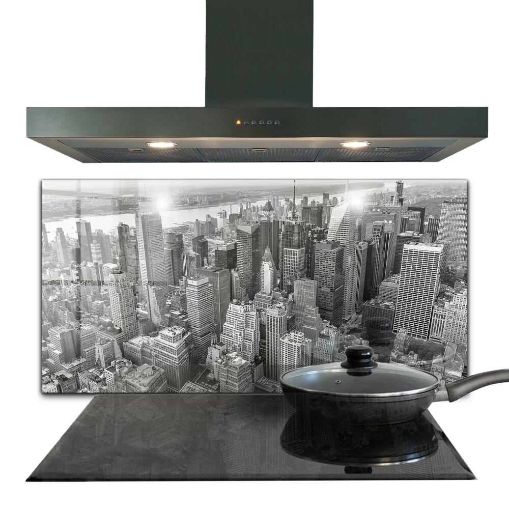 Panel szklany do kuchni Architektura Nowego Jorku