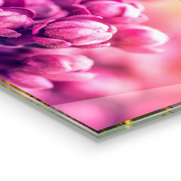 Panel nad blat kuchenny Różowe Lilie Naturalne Piękno