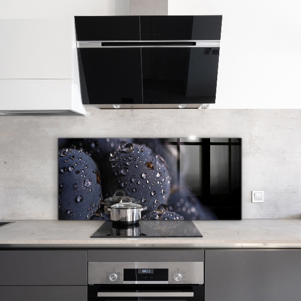 Panel szklany do kuchni Soczyste Borówki