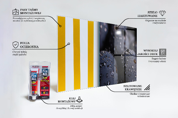 Panel szklany do kuchni Soczyste Borówki