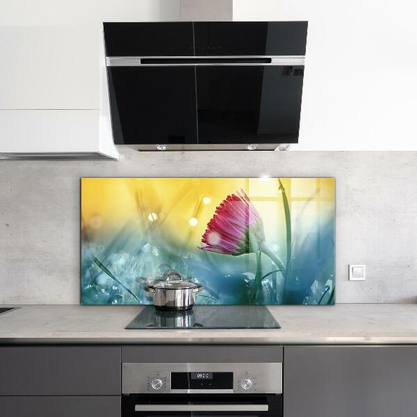 Panel nad blat kuchenny Delikatna Stokrotka na Łące