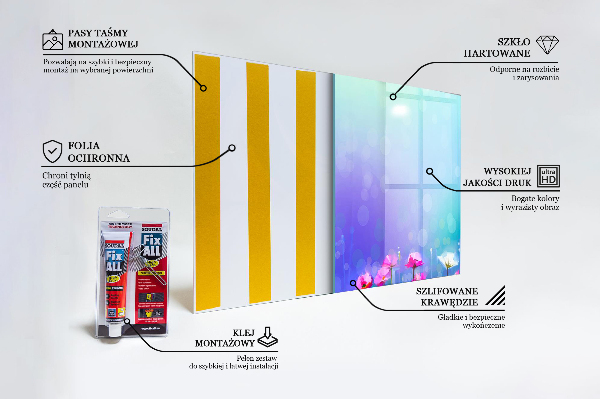 Panel nad blat kuchenny Kolorowa Łąka