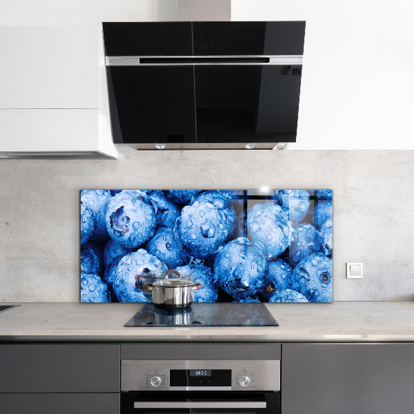 Panel kuchenny szklany Dojrzałe Borówki Jagody