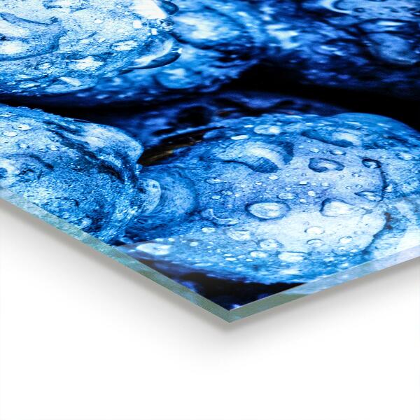 Panel kuchenny szklany Dojrzałe Borówki Jagody