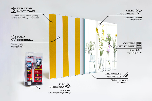 Panel nad blat kuchenny Naturalne Zioła Zdrowie