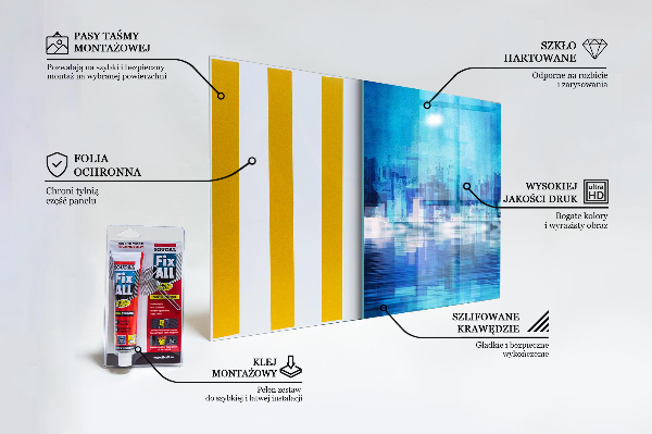 Panel szklany do kuchni Panorama Manhattan Nowy- Jork