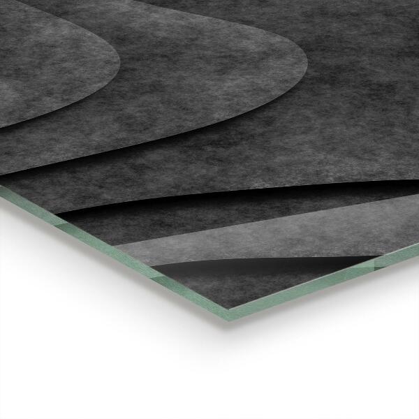 Panel szklany do kuchni Szara Tekstura Abstrakcja