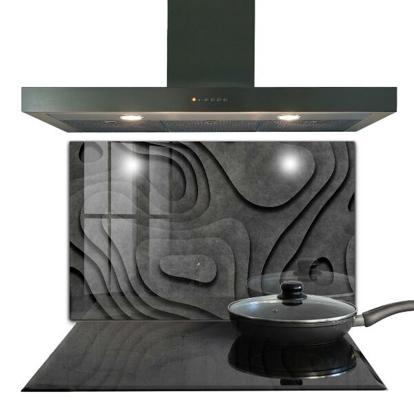 Panel szklany do kuchni Szara Tekstura Abstrakcja