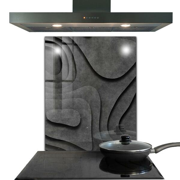 Panel szklany do kuchni Szara Tekstura Abstrakcja