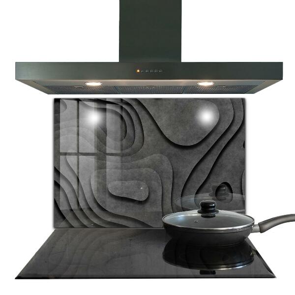 Panel szklany do kuchni Szara Tekstura Abstrakcja