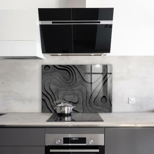 Panel szklany do kuchni Szara Tekstura Abstrakcja