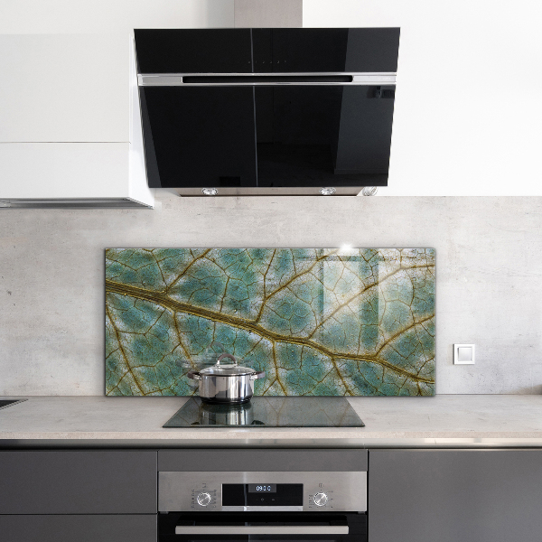 Panel szklany do kuchni Tekstura Liścia
