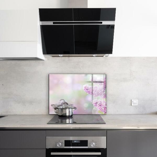 Szkło na ścianę do kuchni Kwitnący Bez Lato w Ogrodzie