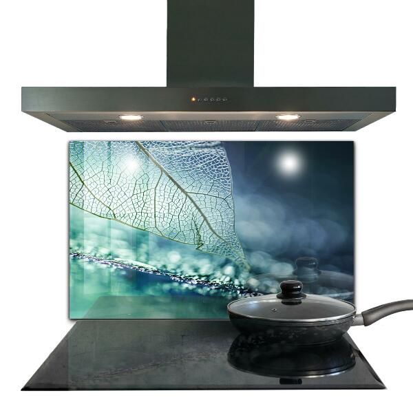 Lacobel do kuchni Delikatny Liść Tekstura