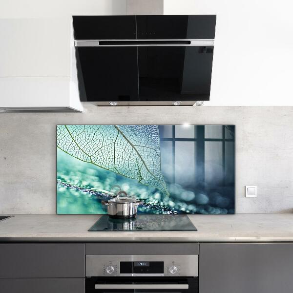 Lacobel do kuchni Delikatny Liść Tekstura