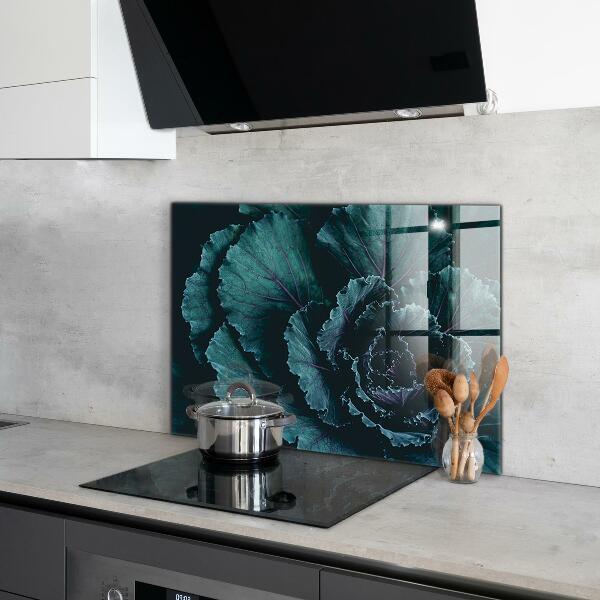 Lacobel do kuchni Liście Kapusty Ciemno-zielone