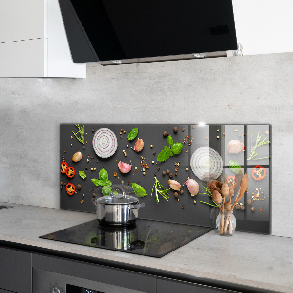 Panel kuchenny szklany Przyprawy Kuchnia Włoska