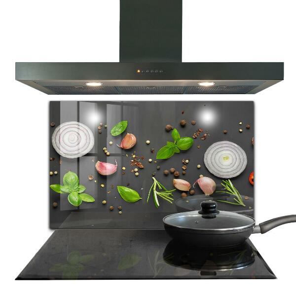 Panel kuchenny szklany Przyprawy Kuchnia Włoska