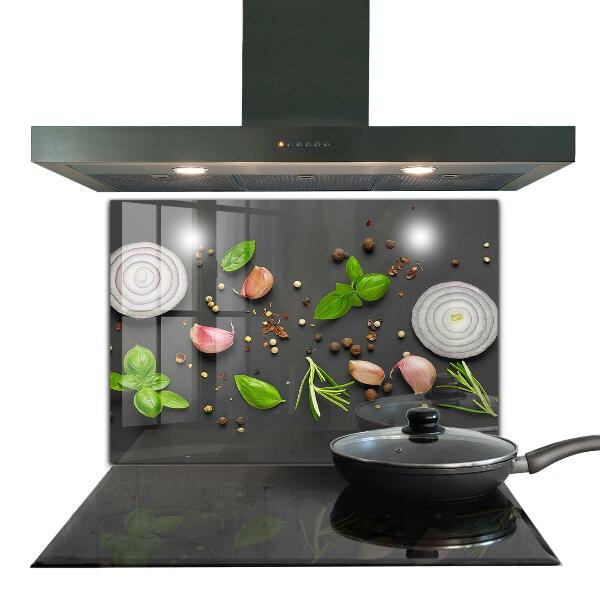 Panel kuchenny szklany Przyprawy Kuchnia Włoska