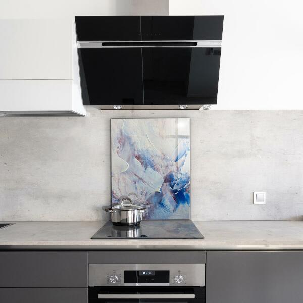 Panel szklany do kuchni Tekstura Farby Abstrakcja