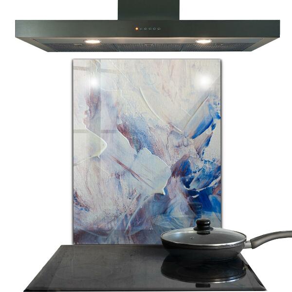 Panel szklany do kuchni Tekstura Farby Abstrakcja