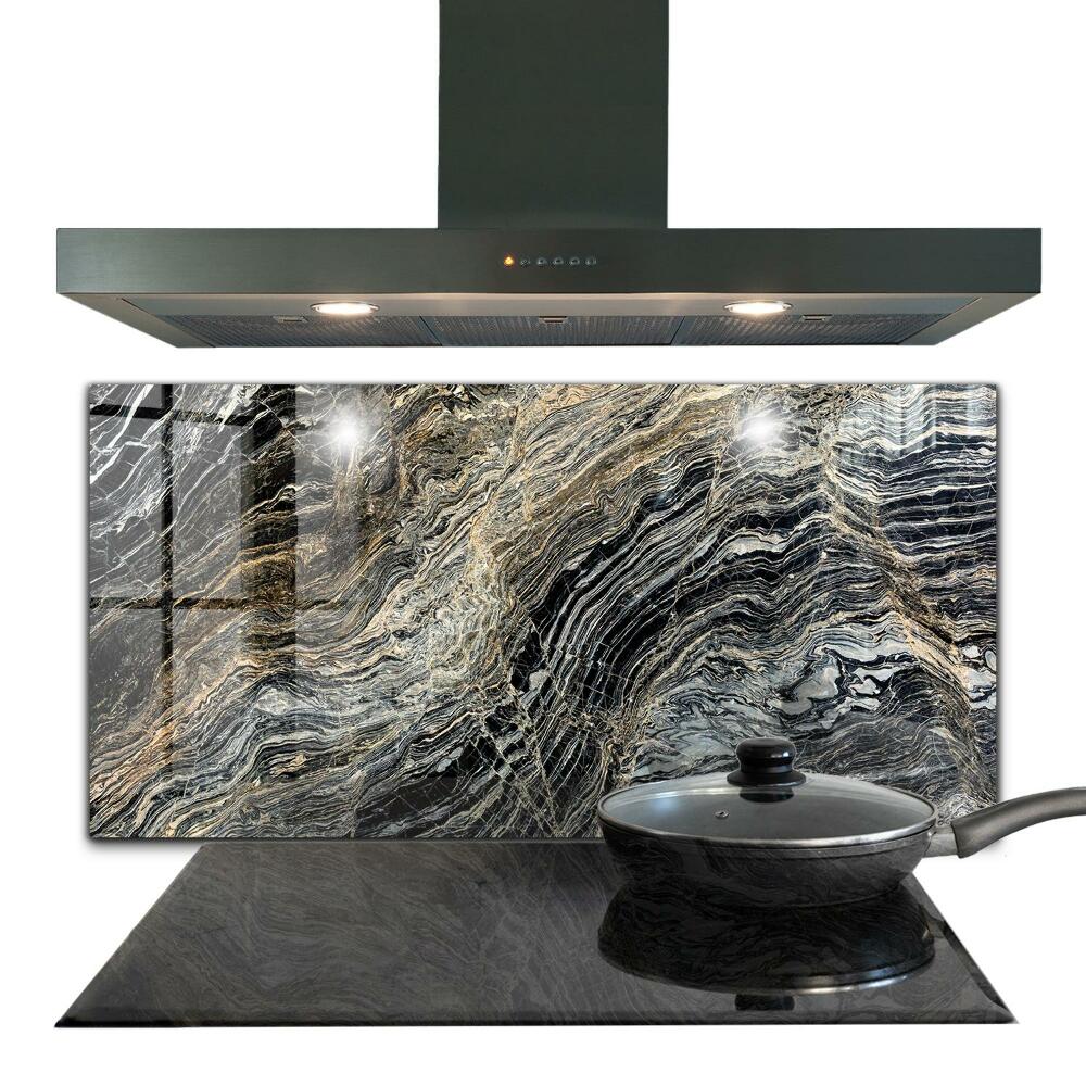 Panel szklany do kuchni Marmur Granit Tekstura