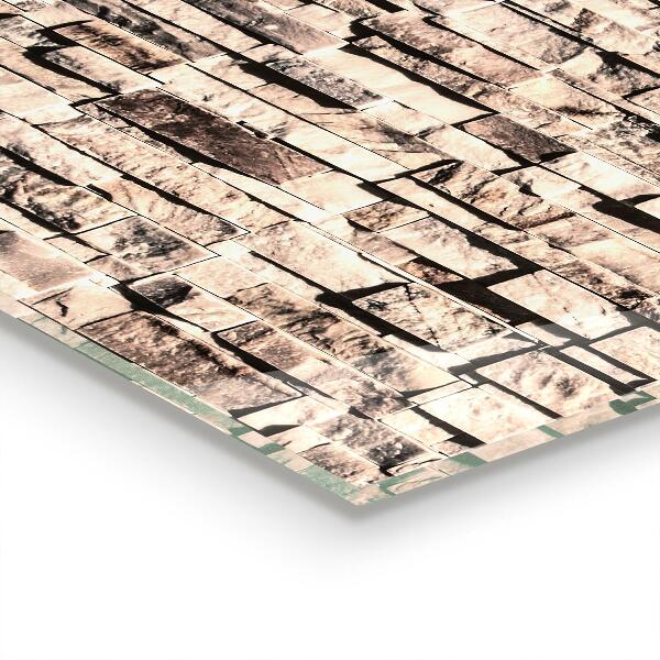 Panel szklany do kuchni Kamień Naturalny Cegła