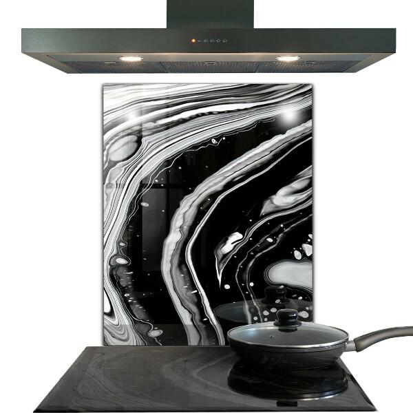 Panel szklany do kuchni Monochromatyczna Abstrakcja