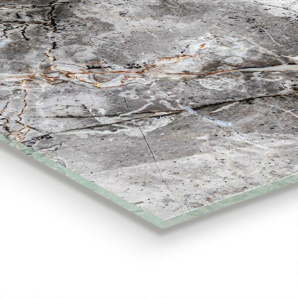 Lacobel do kuchni Szary Granit Marmur Kamień