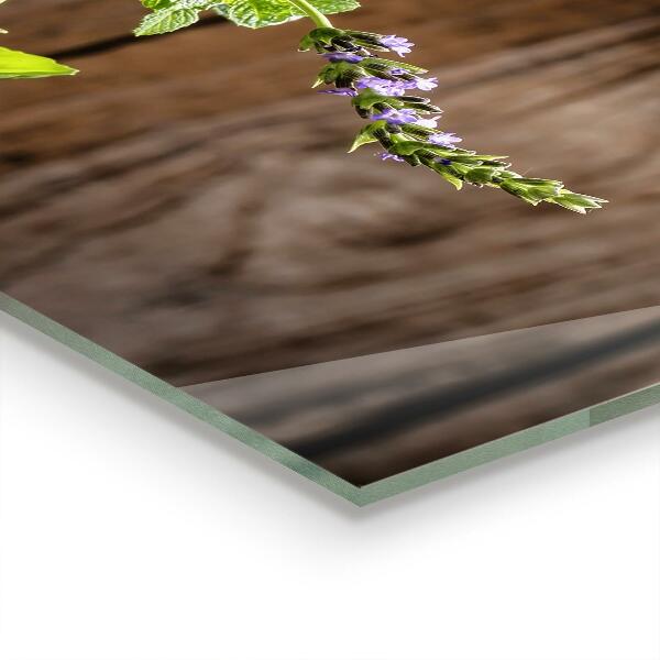 Panel kuchenny szklany Kamienny Moździerz Przyprawy