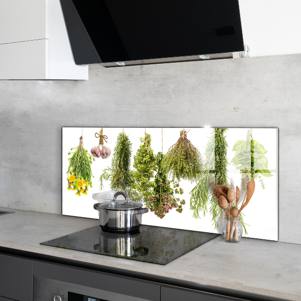 Lacobel do kuchni Suszone Zioła Ziołolecznictwo