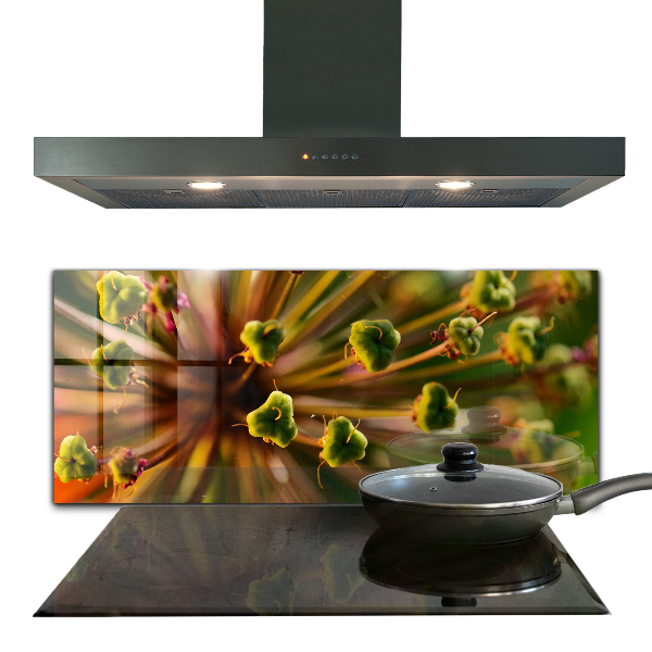 Szkło na ścianę do kuchni Kwiat makro fotografia