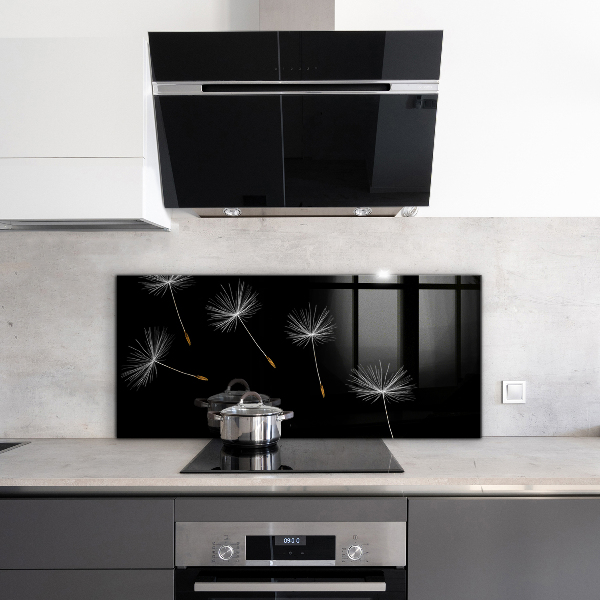 Szkło na ścianę do kuchni Dmuchawce na Wietrze