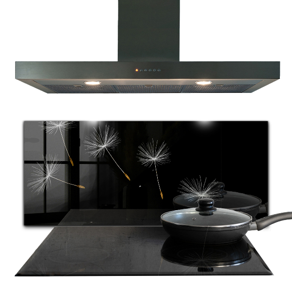 Szkło na ścianę do kuchni Dmuchawce na Wietrze