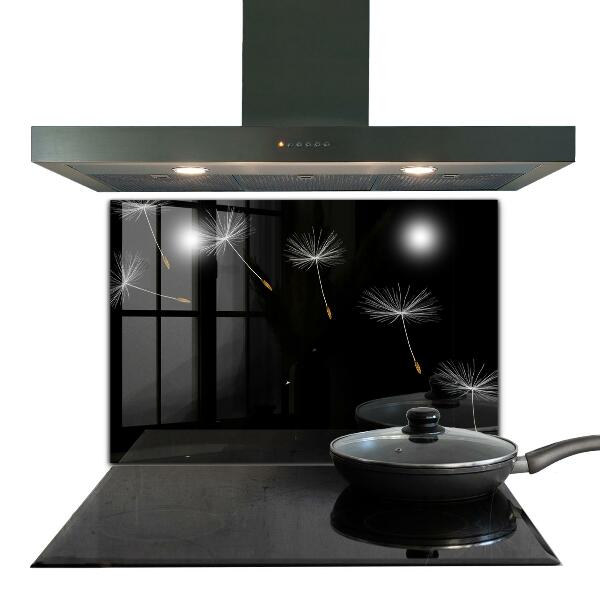 Szkło na ścianę do kuchni Dmuchawce na Wietrze