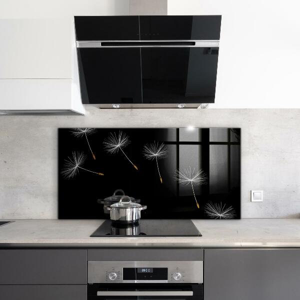 Szkło na ścianę do kuchni Dmuchawce na Wietrze