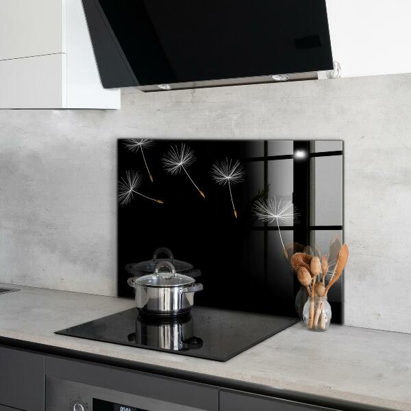 Szkło na ścianę do kuchni Dmuchawce na Wietrze